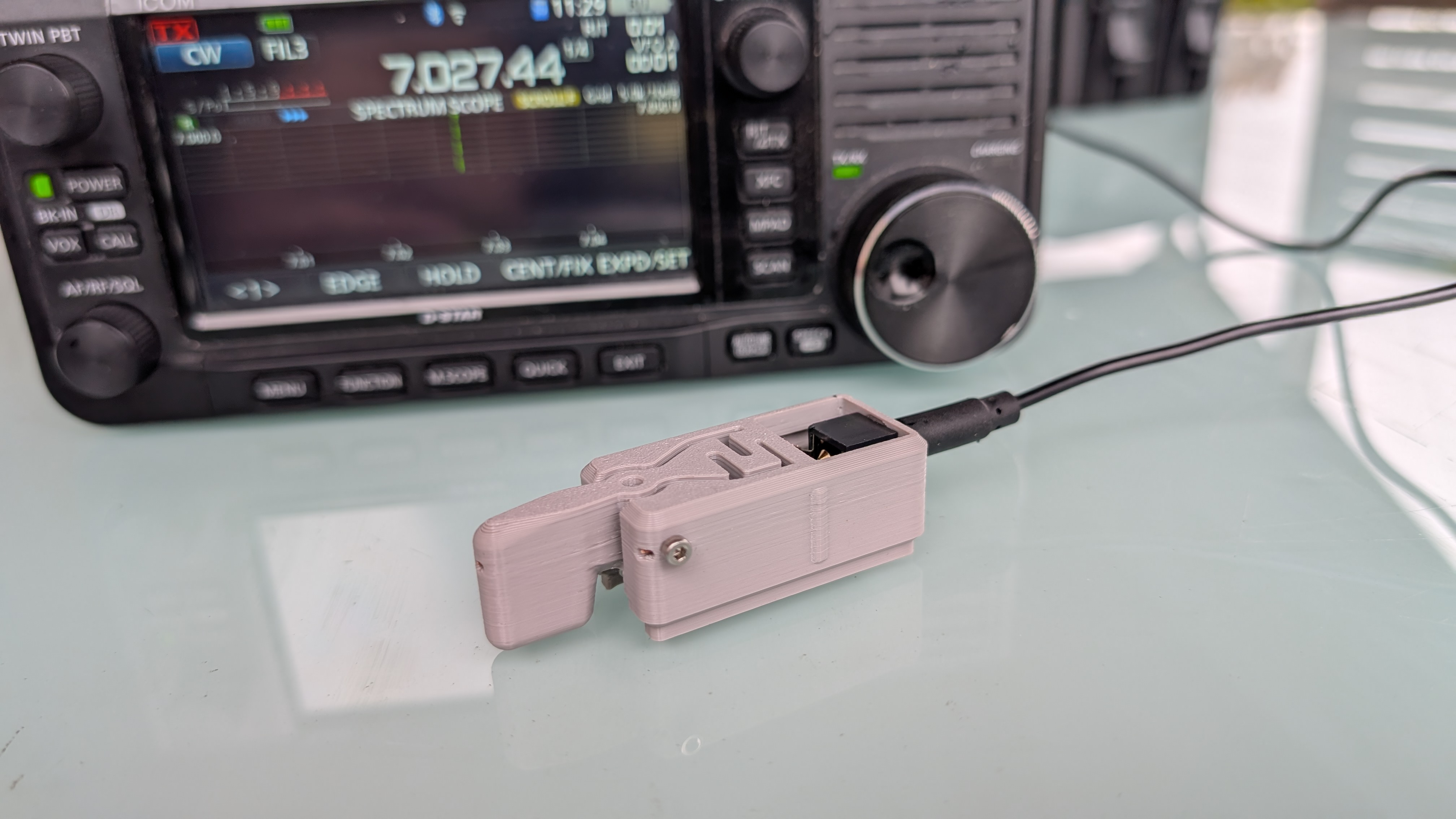 Single CW paddle - from one printed part