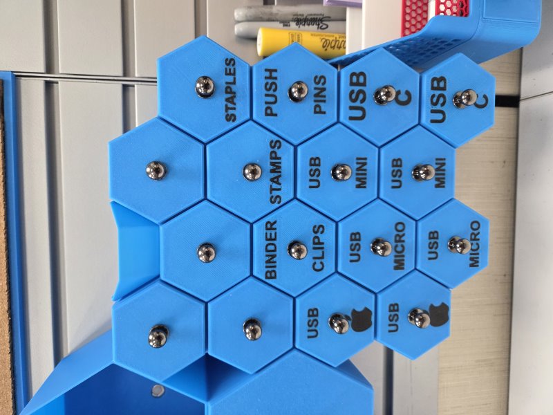 Hexagon Storage Drawers for SlatWall