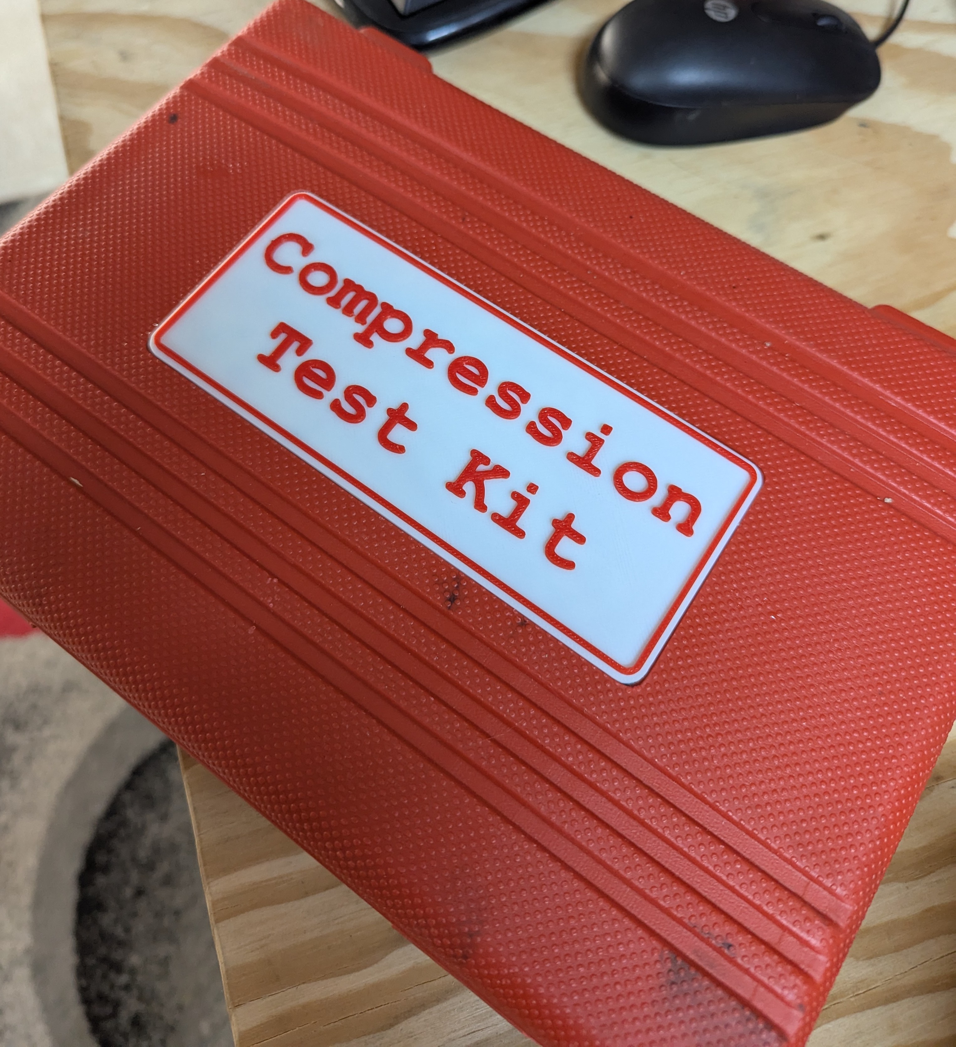 Compression Test Kit Label