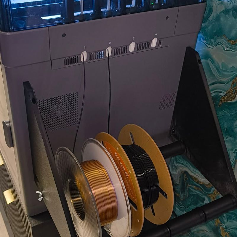 Flashforge Creator 5 (Pro) filament rack by EEdvard | Download free STL ...