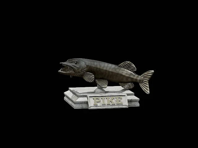 Northern Pike Trophy – Design 1