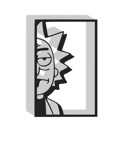 Rick from Rick and Morty Decor