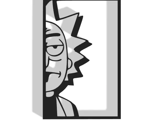 Rick from Rick and Morty Decor