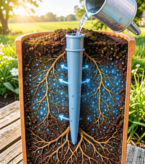 Plant watering spike