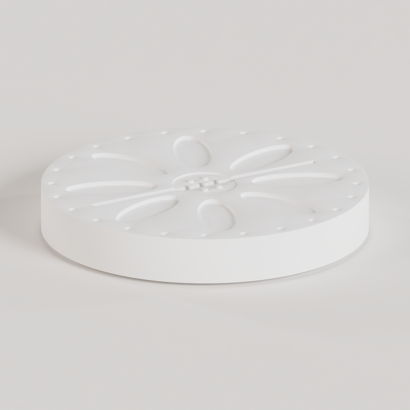 Message Card Holder — Flower Motif | 30-min Print | No Supports