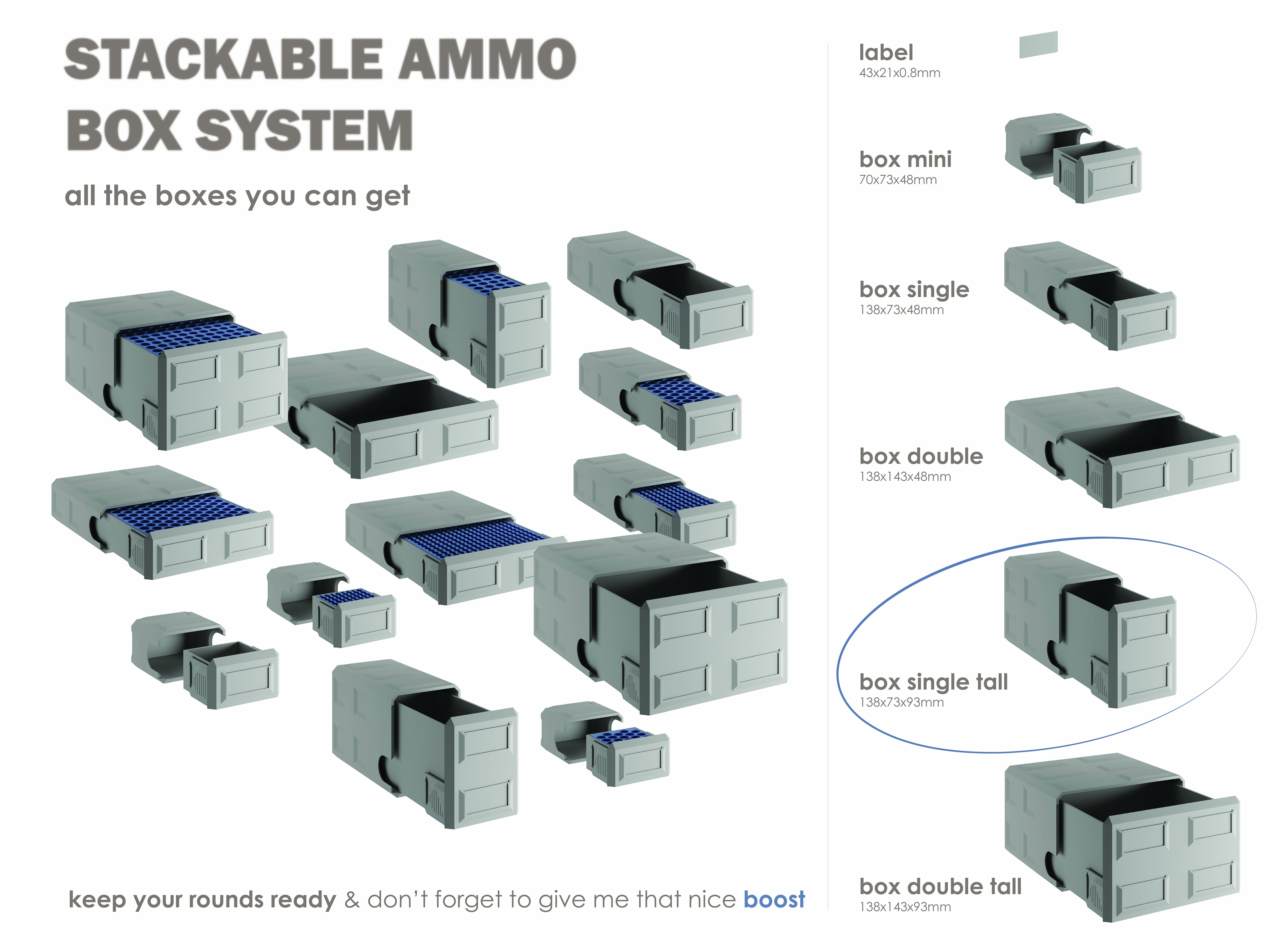 Stackable Box Basic Double Tall — miniatura 2