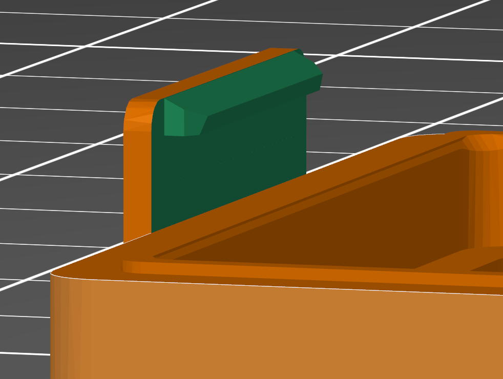 AMD AM4 container with fixed hinge and improved closing mechanism 3D model