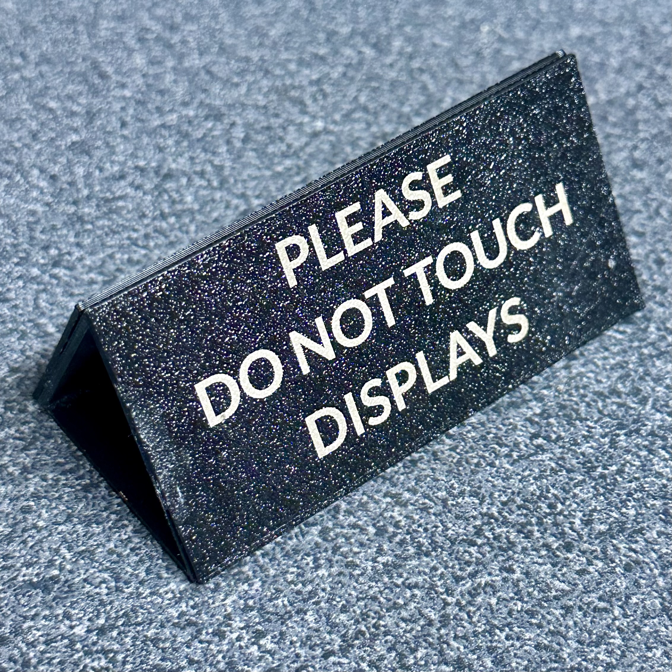 Don't Touch Sign