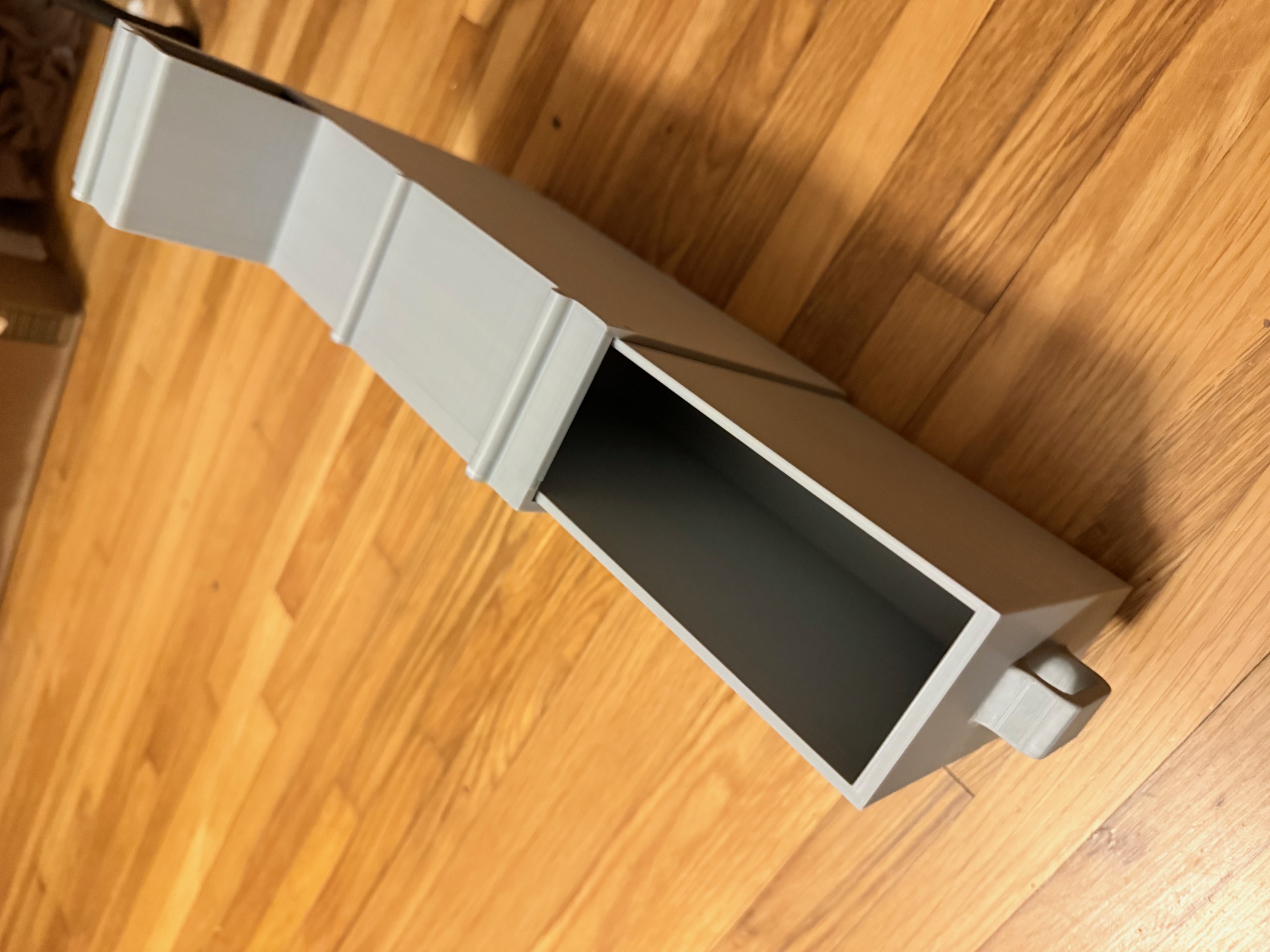 Poop Bin with removable waste bucket left side 3D model