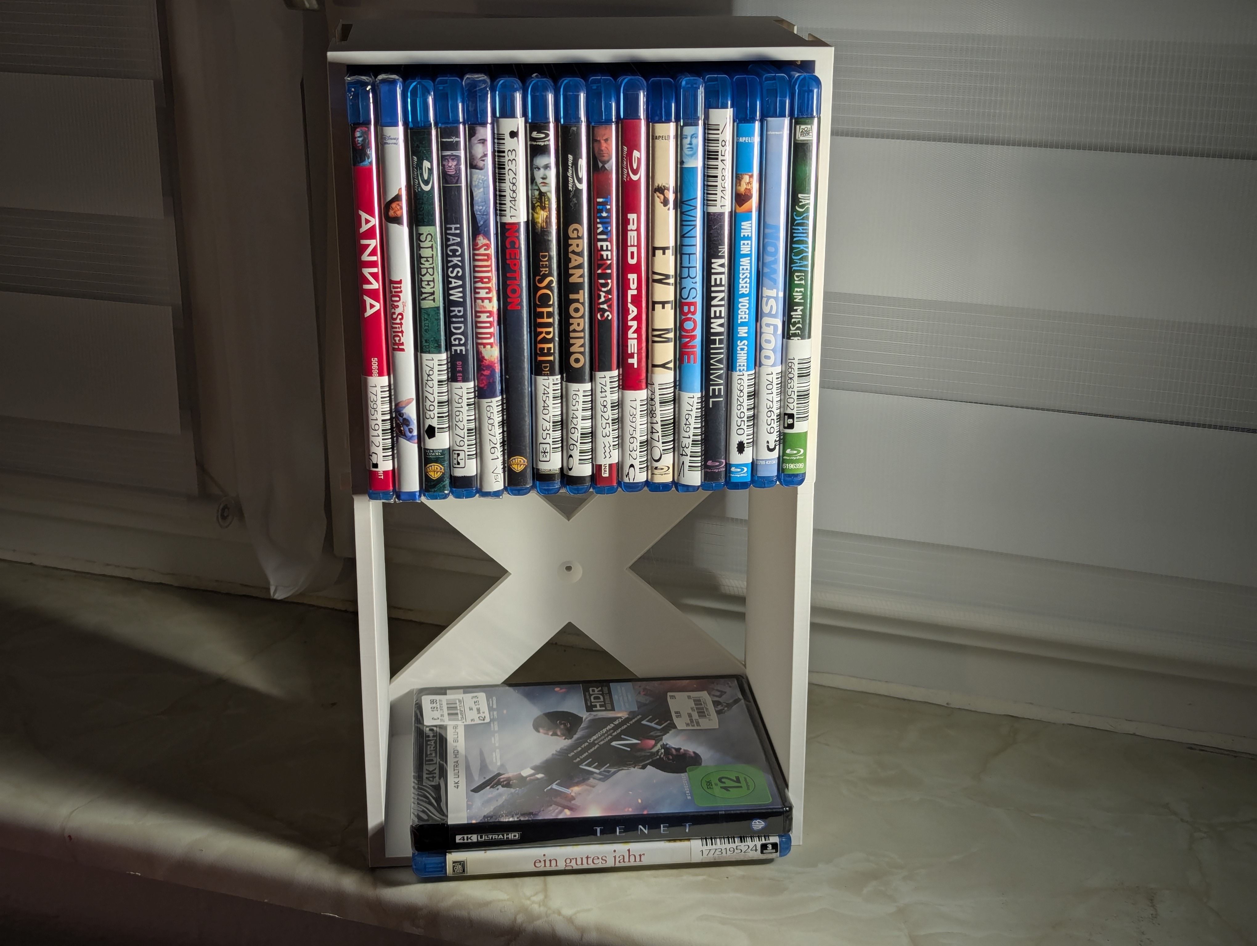 Stackable Blu-Ray/DVD Shelf