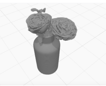vase with roses flowers
