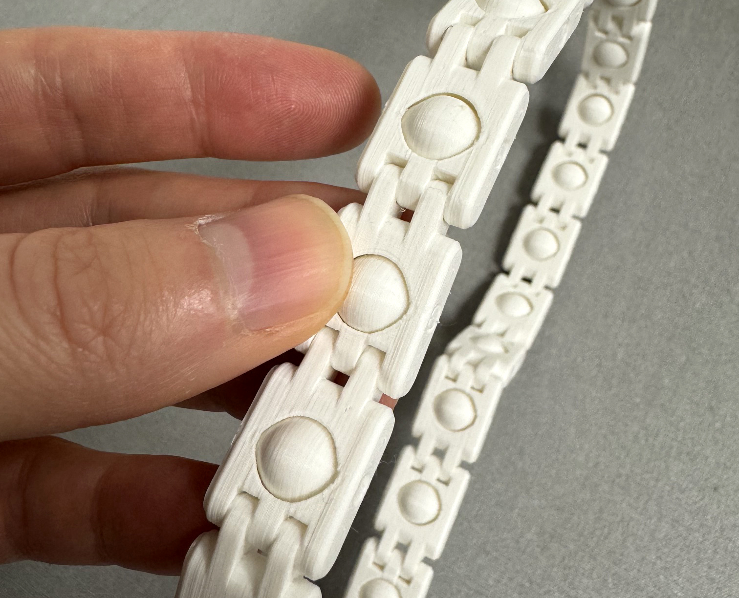 27 Bead Flexi Fidget Mala v3 - Print in Place 3D model