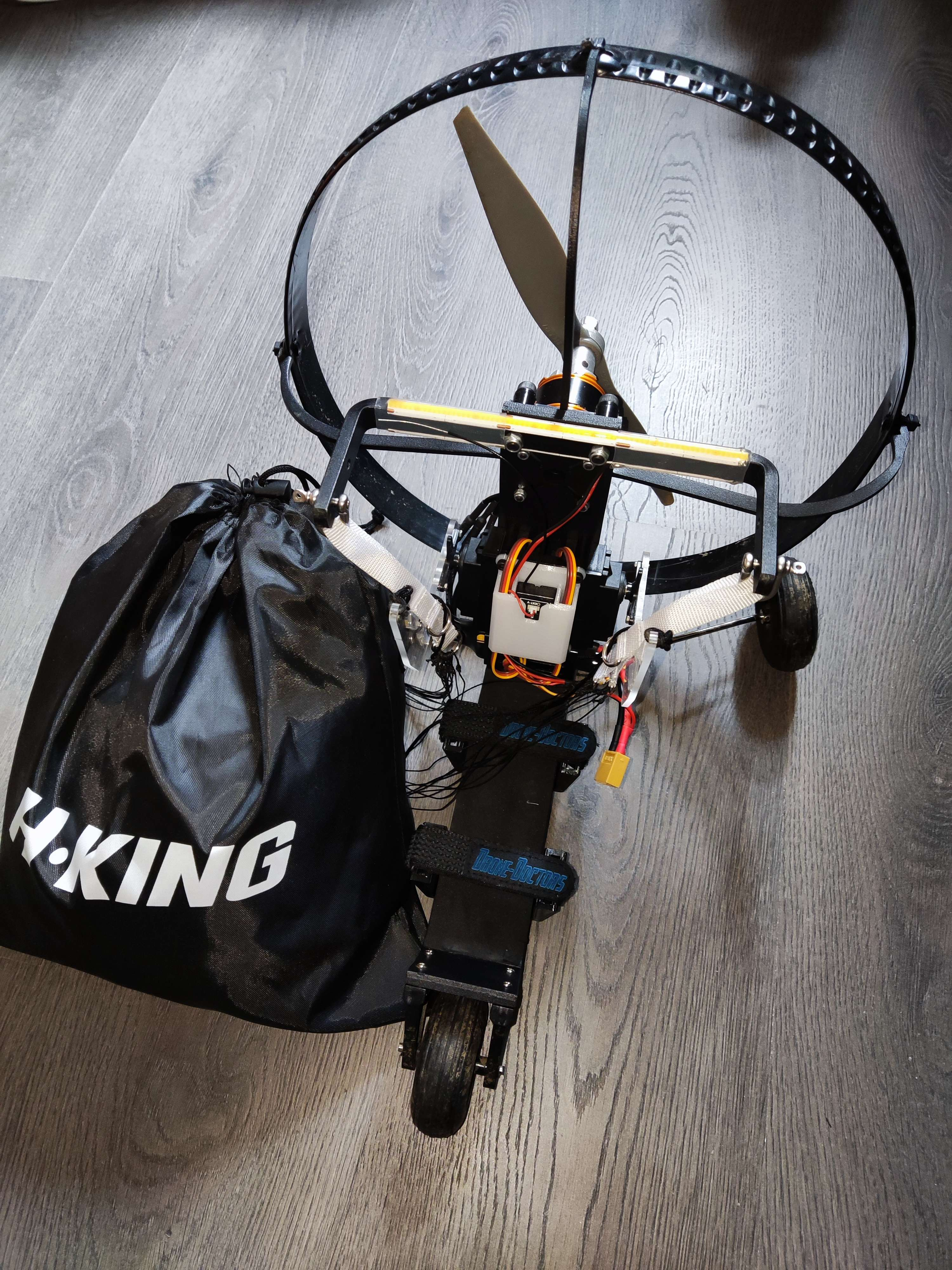 Paramotor HobbyKing V1 V2 Support RX ER5A V2 ELRS