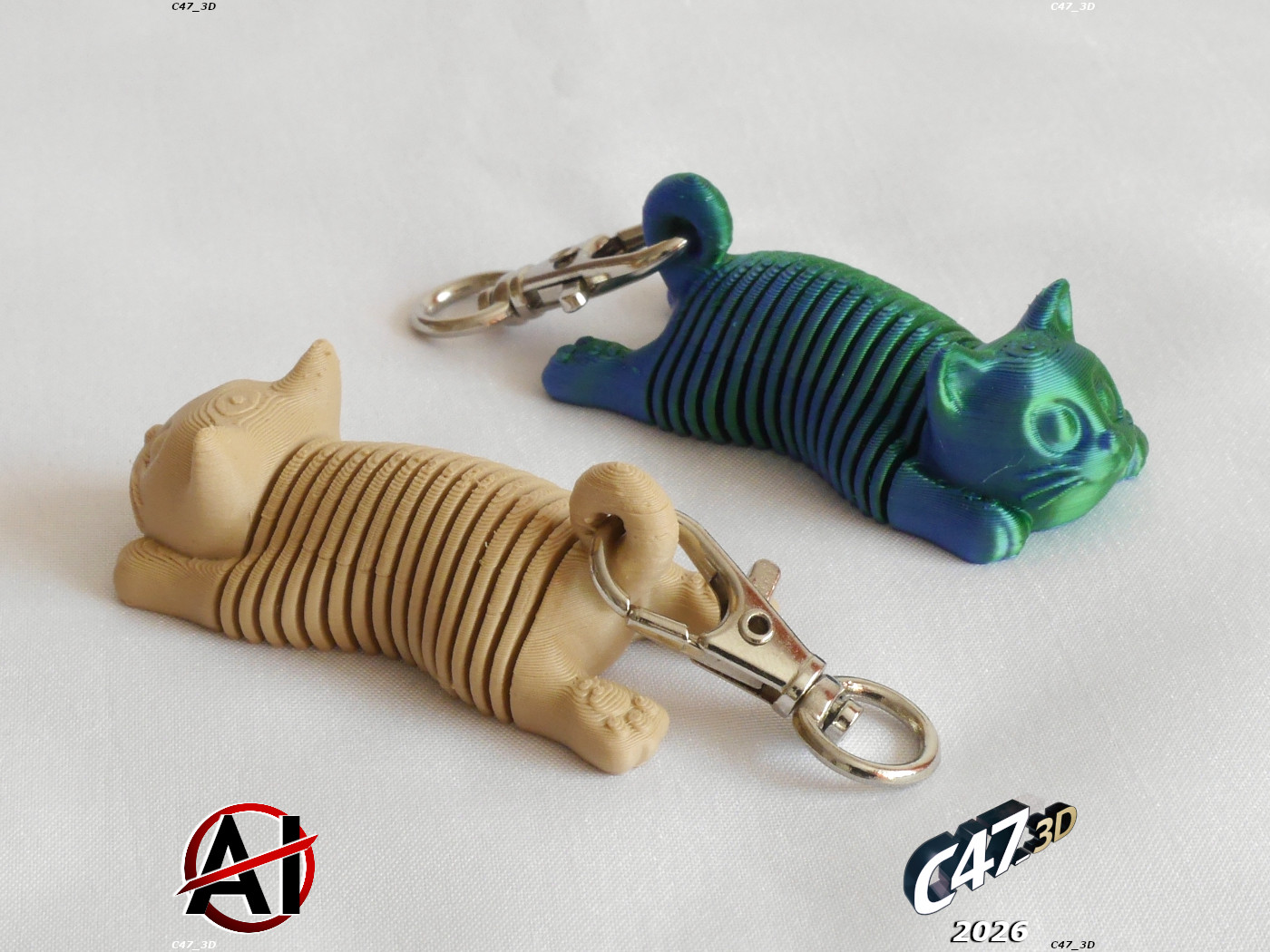 Miniatura 7 do modelo 3D Springy Cat
