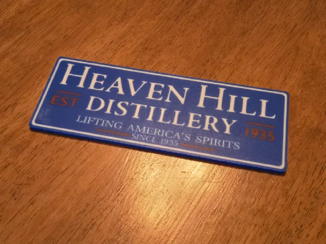 Heaven Hill Distillery Sign