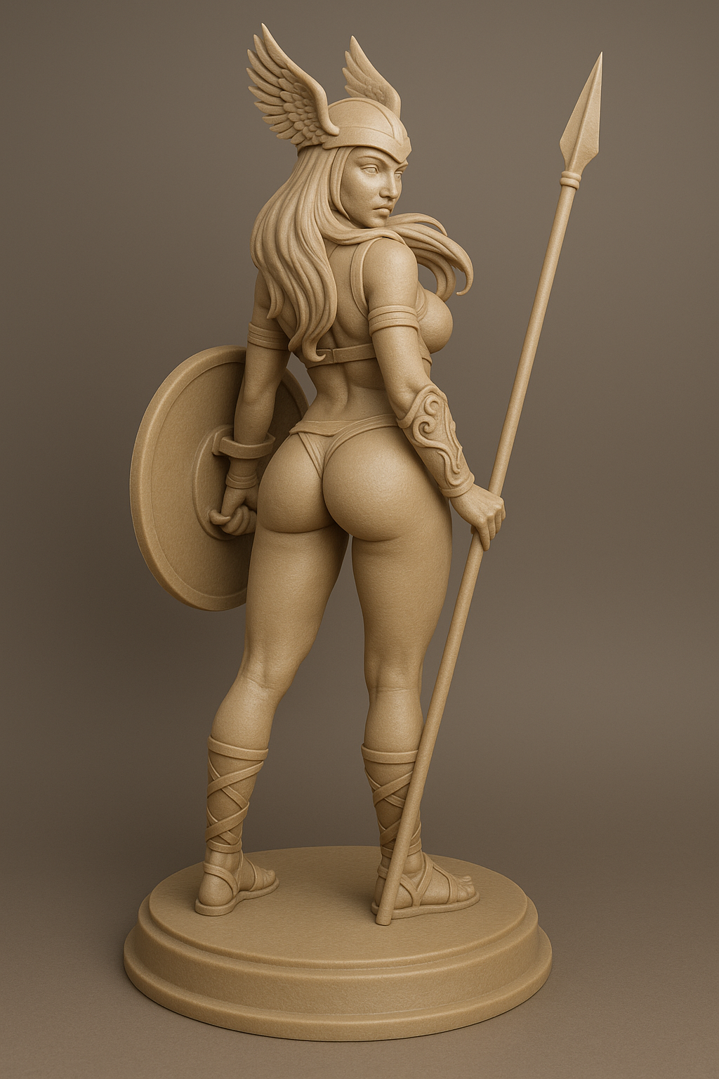 Sexy Amazon Warrior – Paintable Figure