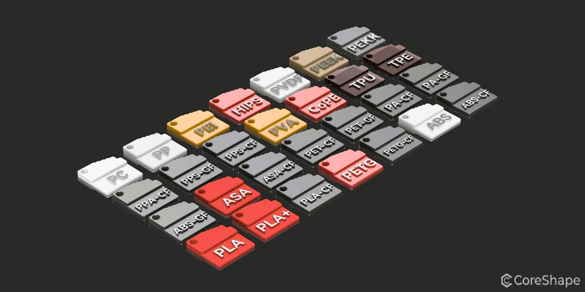 Filament Swatches (Multiple Materials) — miniatura 3