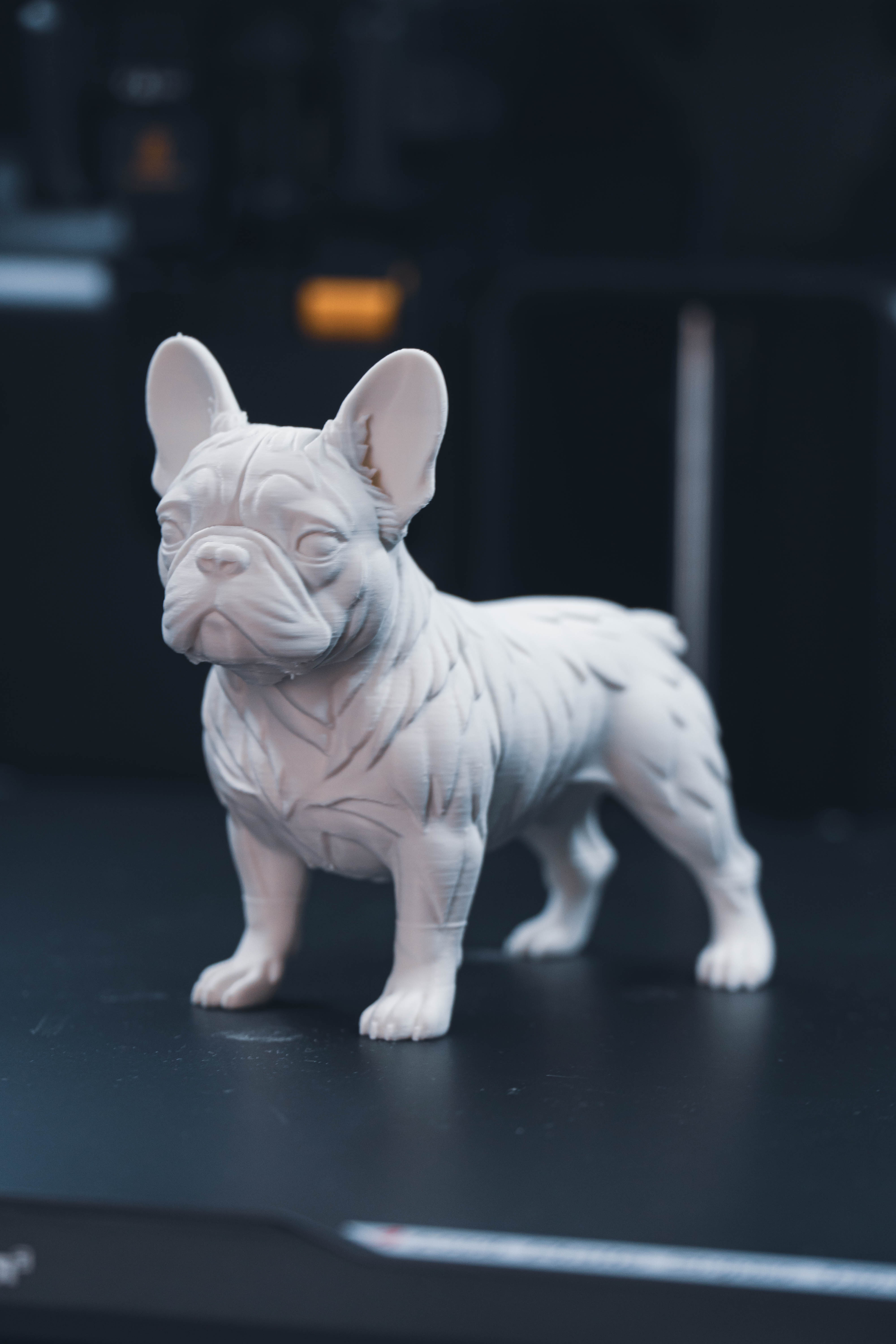 Miniatura 2 do modelo 3D French Bulldog Statue + Multicolor
