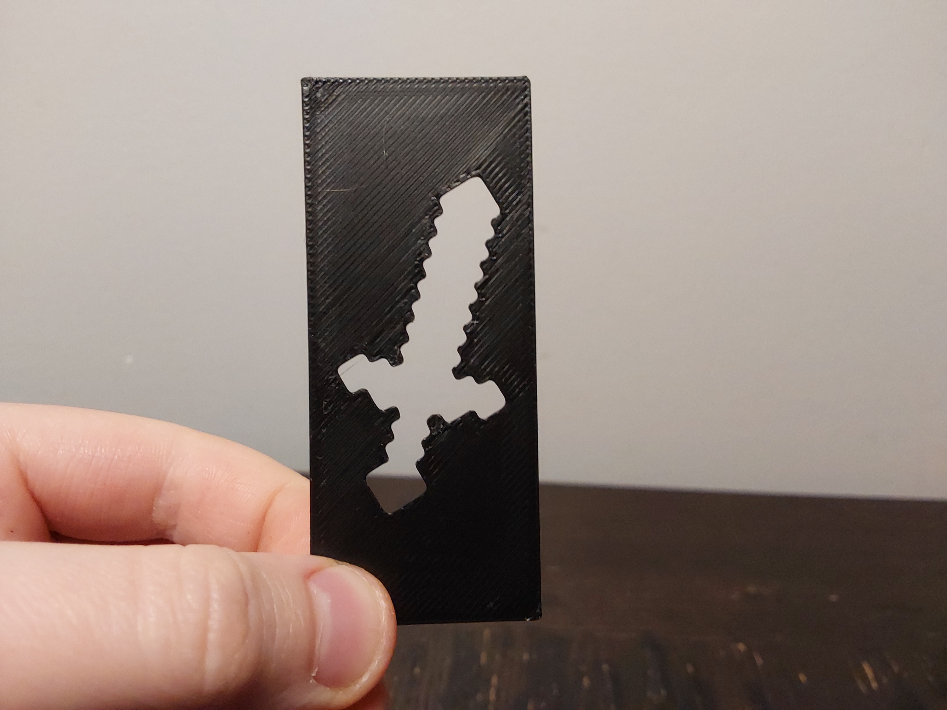 Minecraft sword book mark