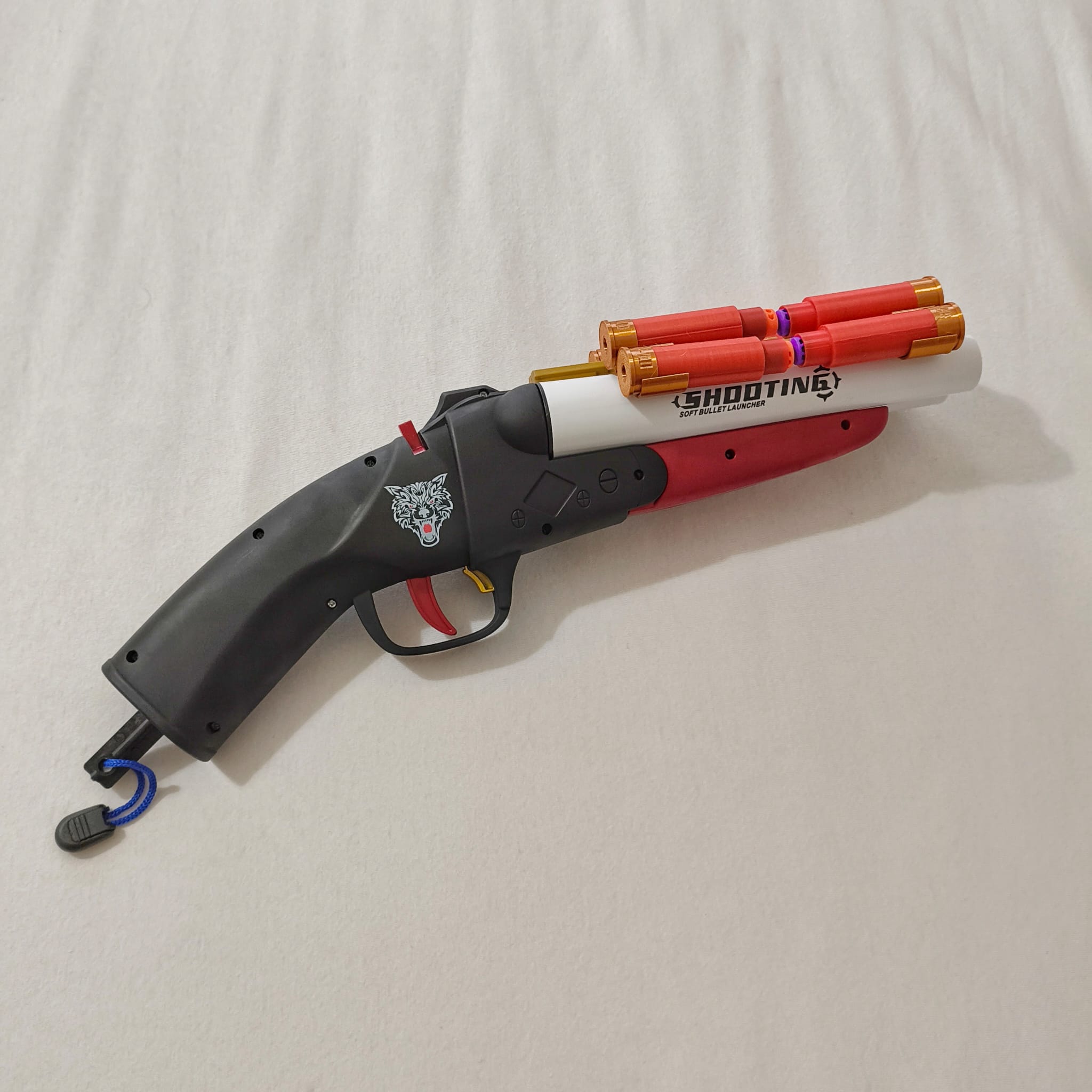 Dual Barrel Toy Blaster Shells and Holder