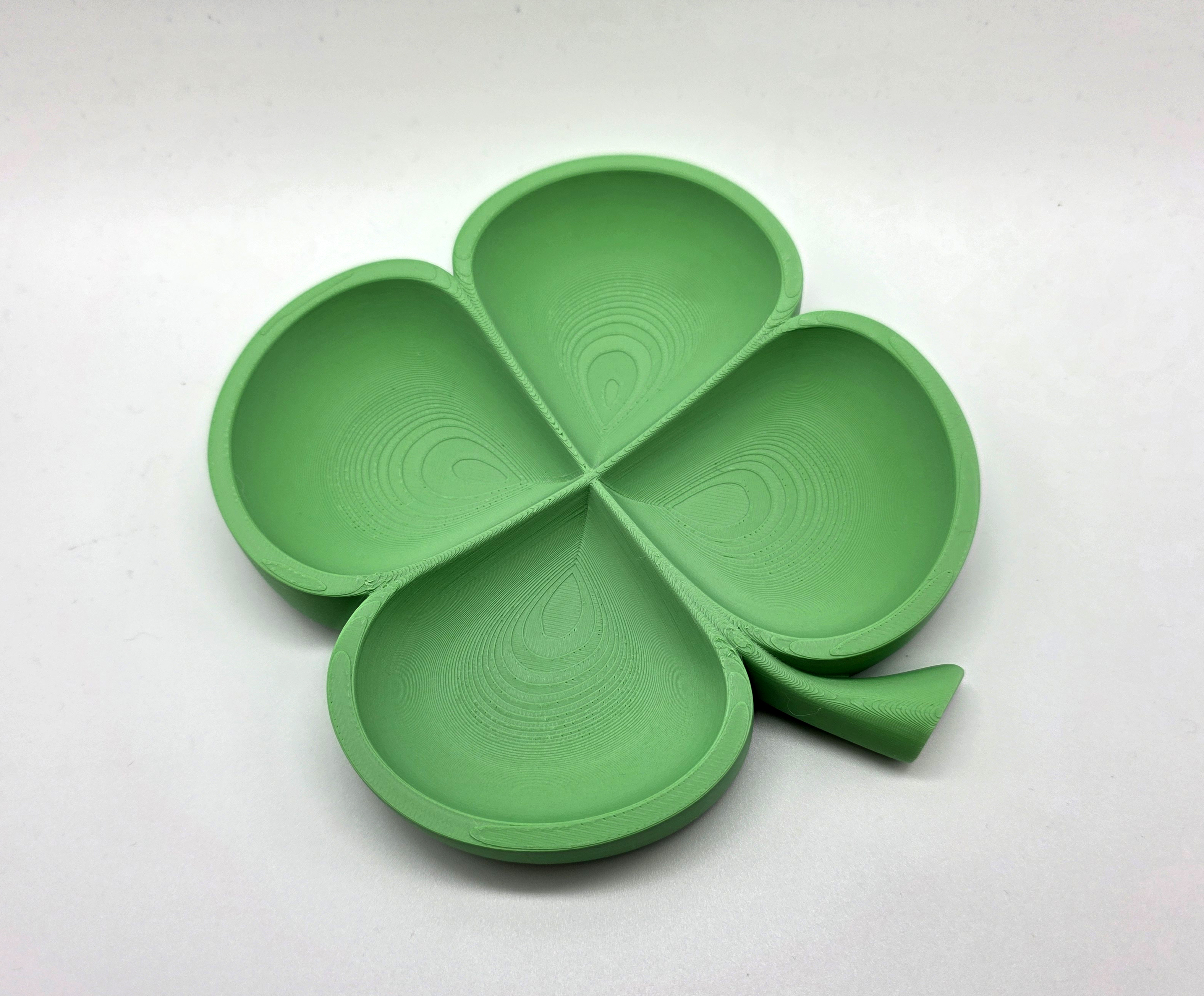 4 Leaf Clover Dish - No Supports