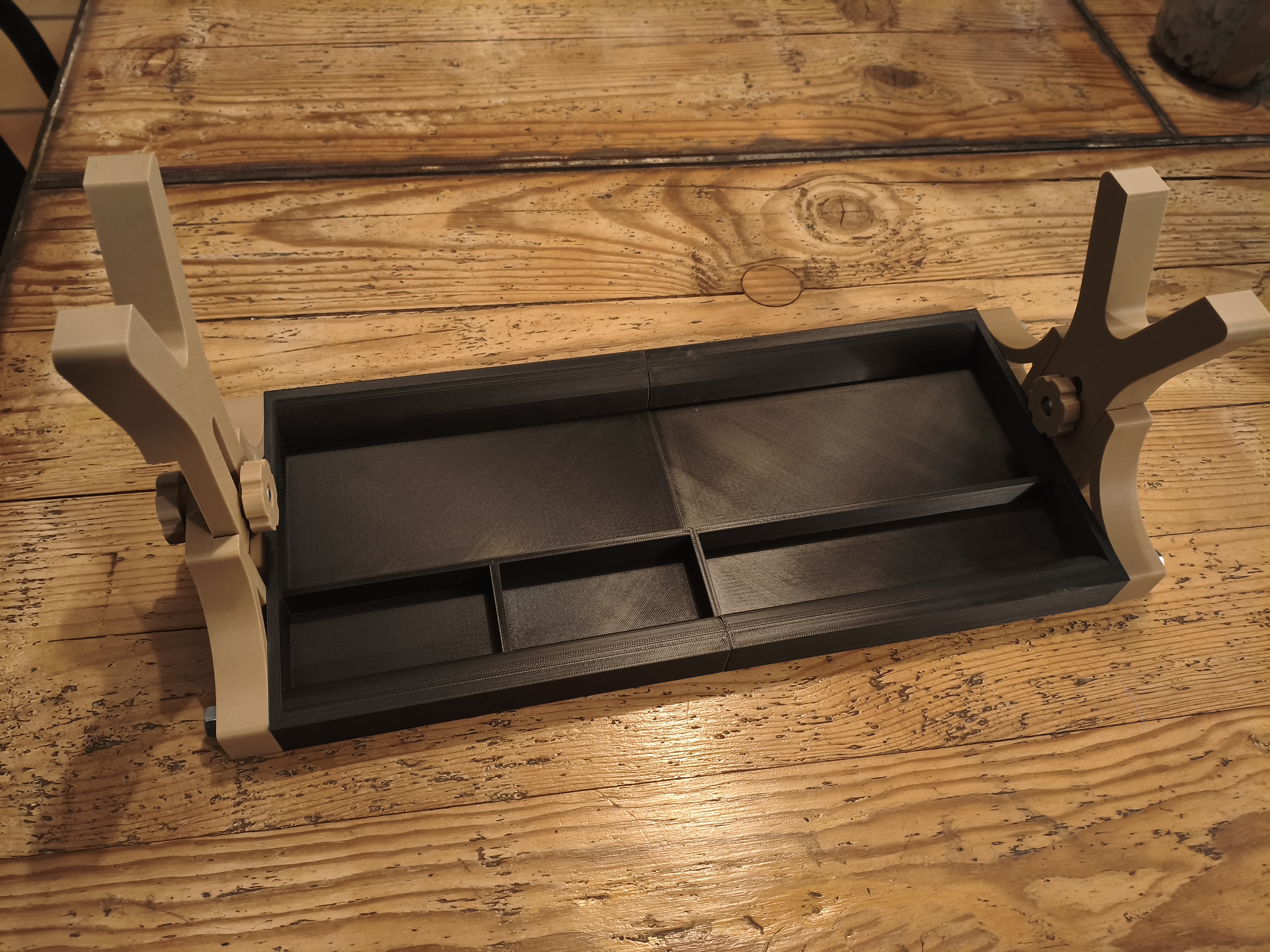 tray rifle stand
