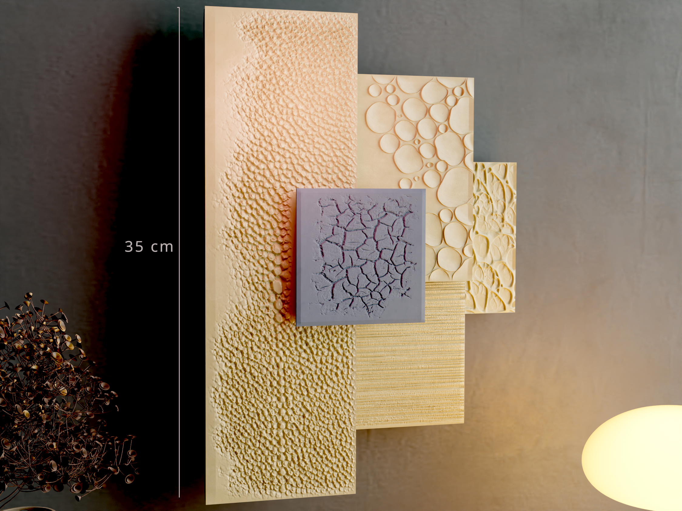 WALL of natural textures