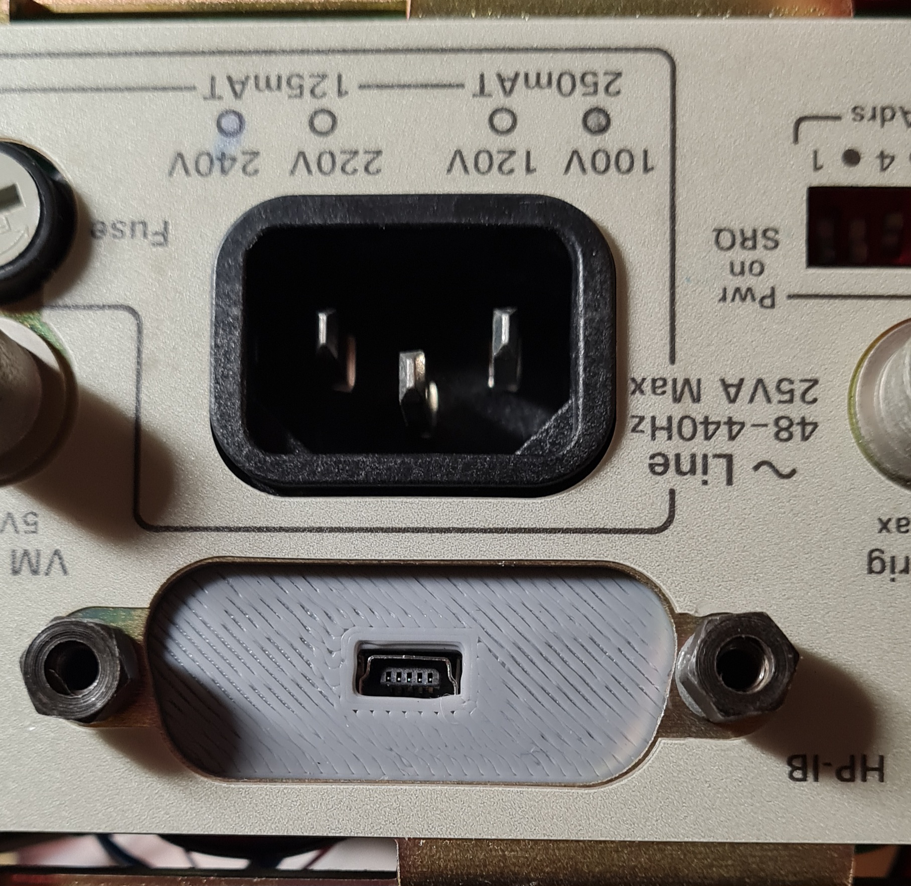 Arduino Nano mount for HP 3478A multimeter