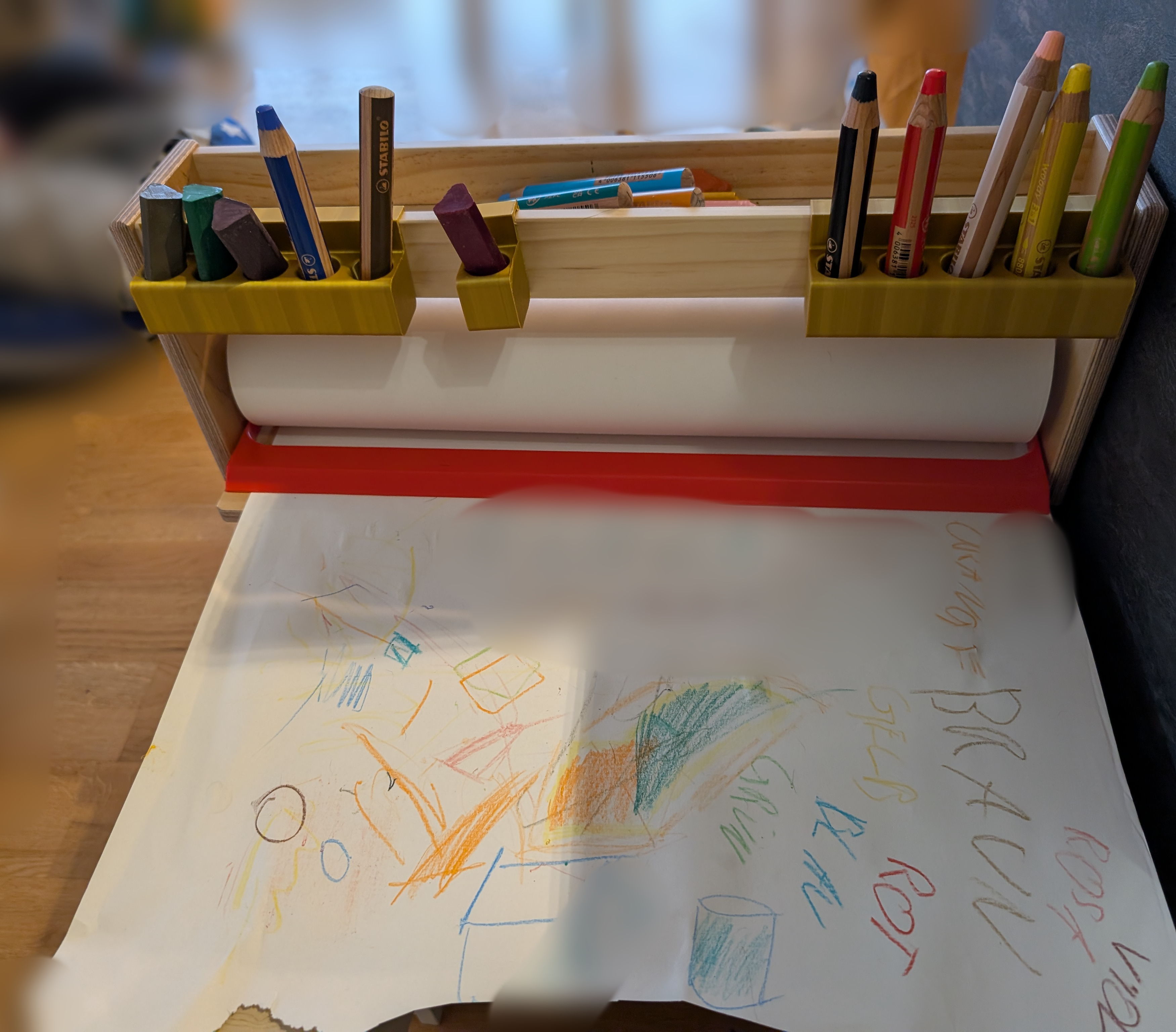 Parametric Pencil Holder for IKEA MÅLA – Fits STABILO woody 3-in-1 & more