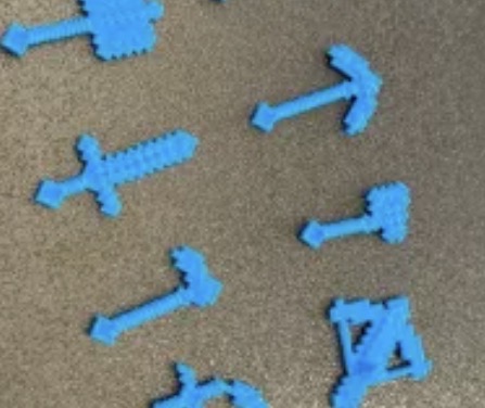 Minecraft lego weapons