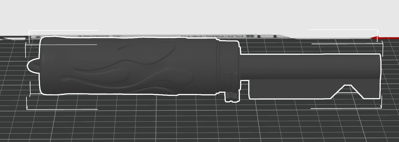Harley Inspired Flame Handle Reverser