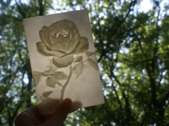 Rose "More-Than-a-Lithophane"