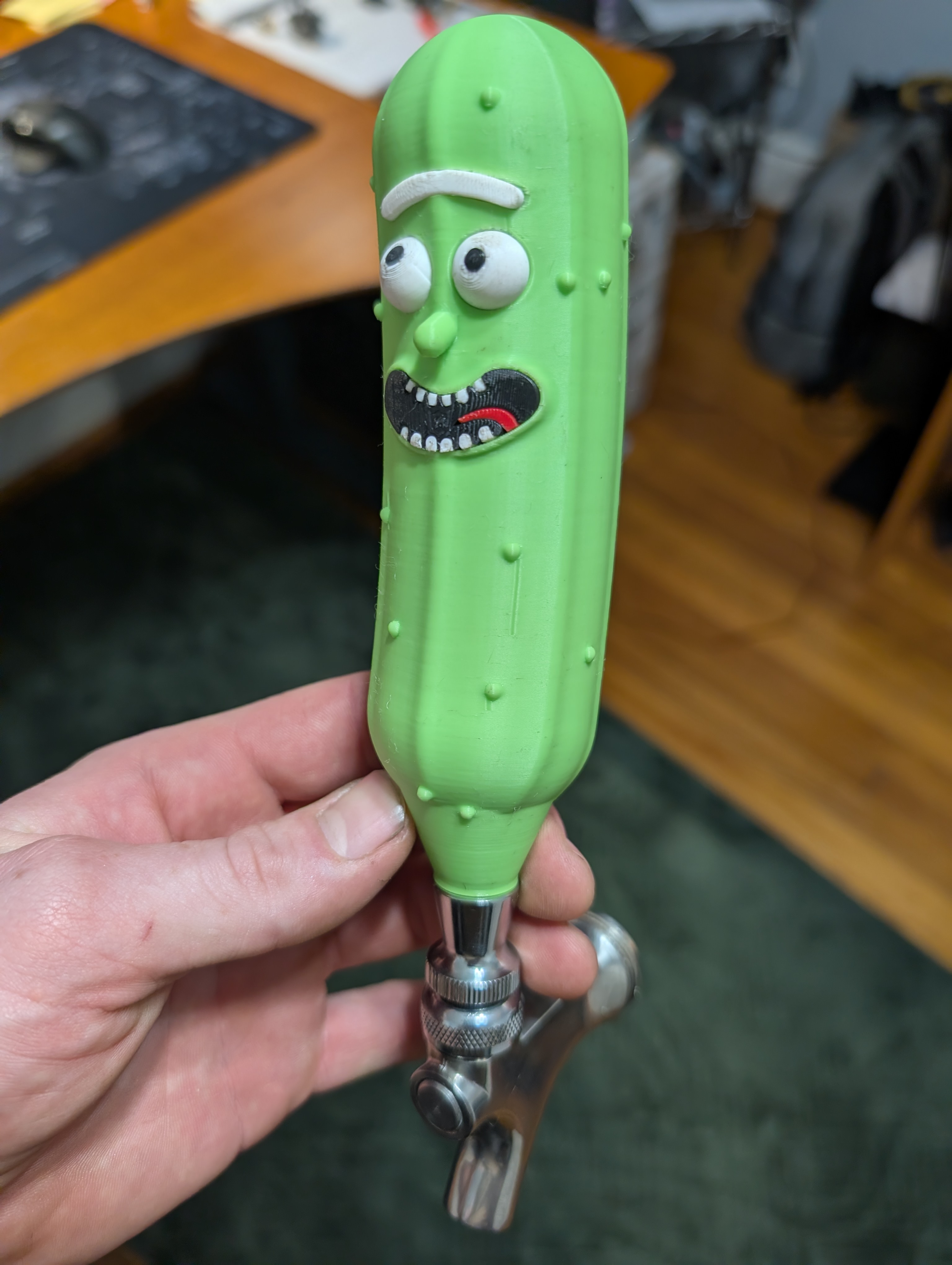 Pickle Rick Tap Handle (Non-manifold issues fixed)
