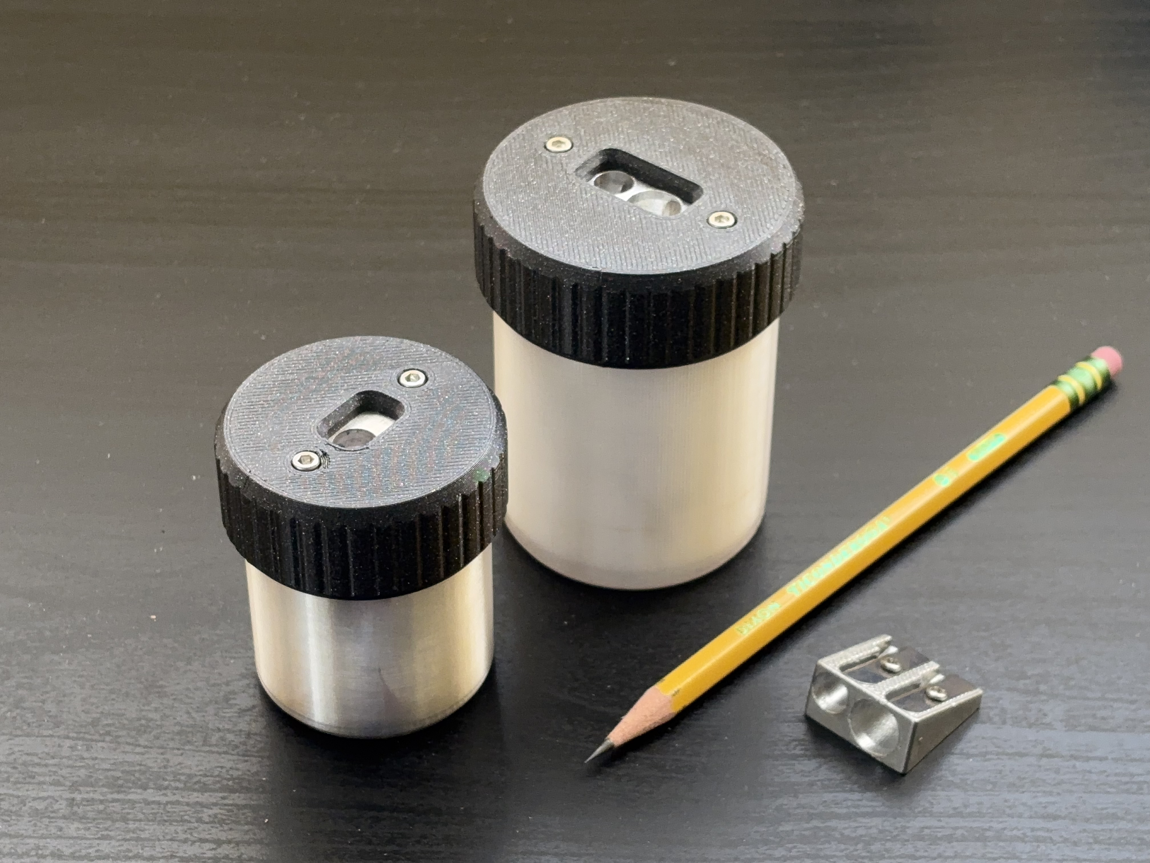 Desk Pencil Sharpener Holder (parametric)