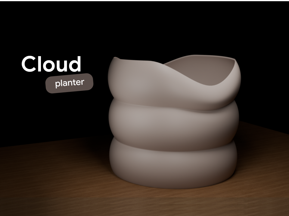 cloud · planter