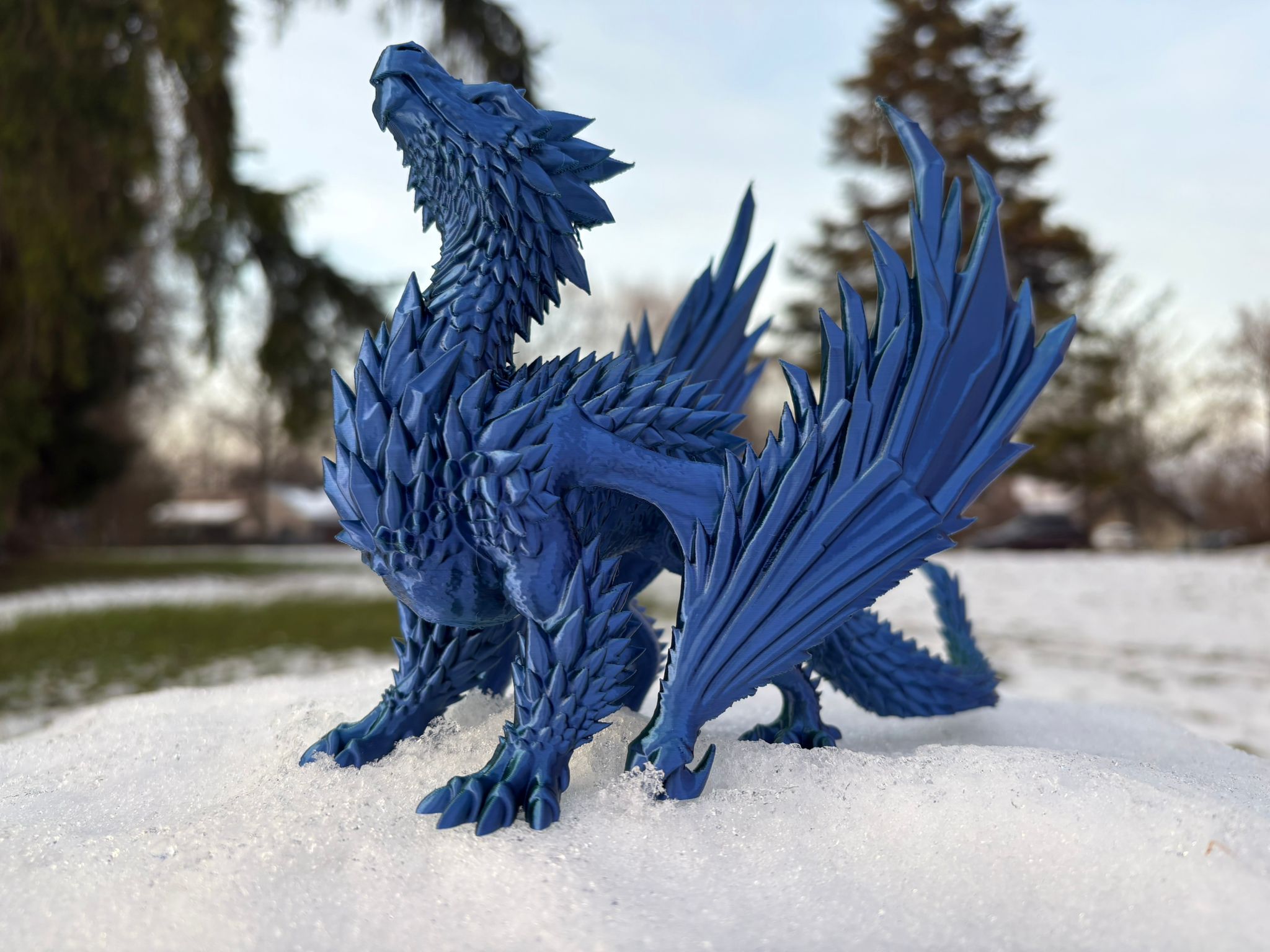 Miniatura 6 do modelo 3D Crystal dragon