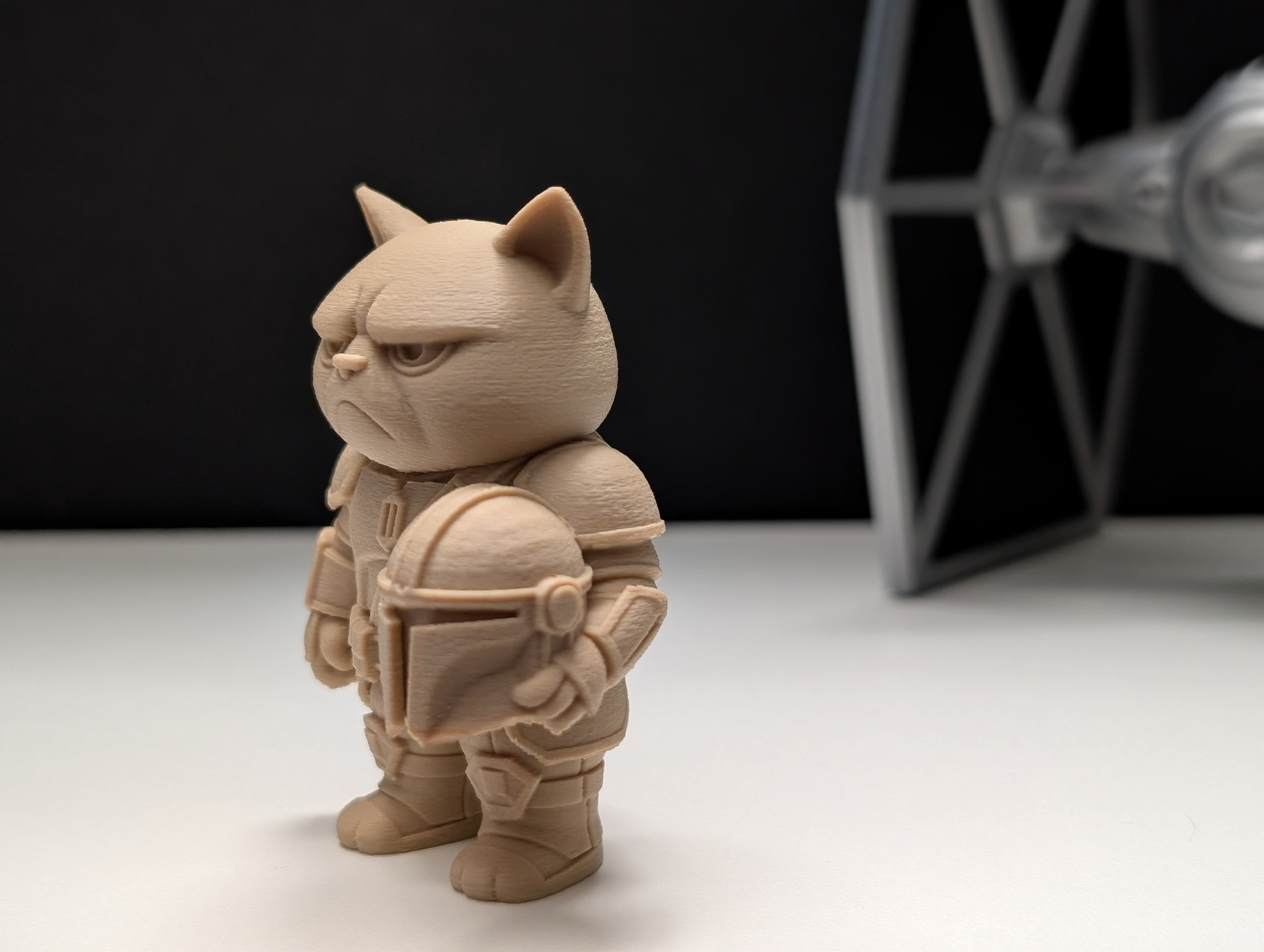 Miniatura 9 do modelo 3D Grumpy Cat Mandalorian