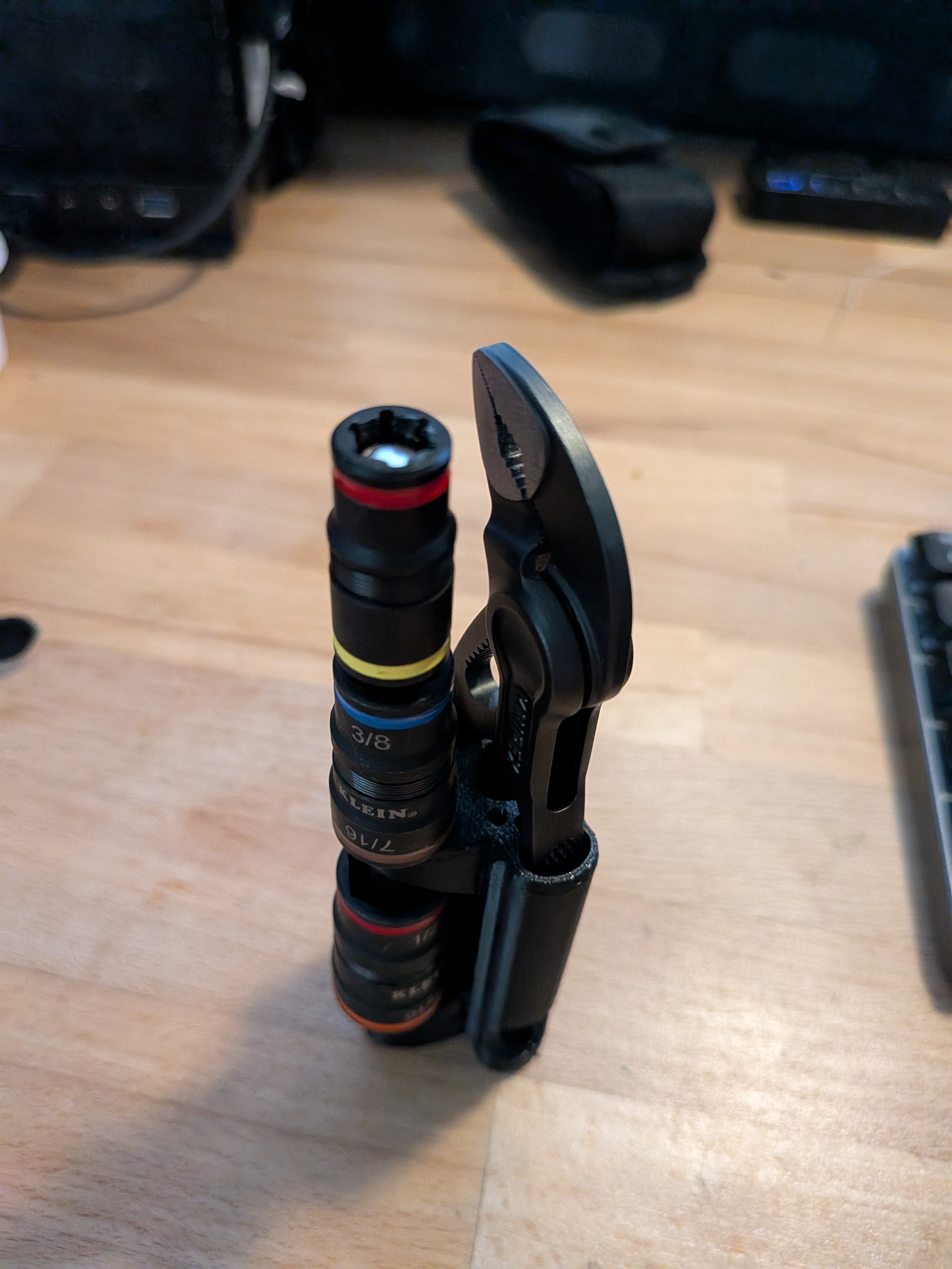 Knipex 711 EDC Caddy with Klien Socket Set Holder