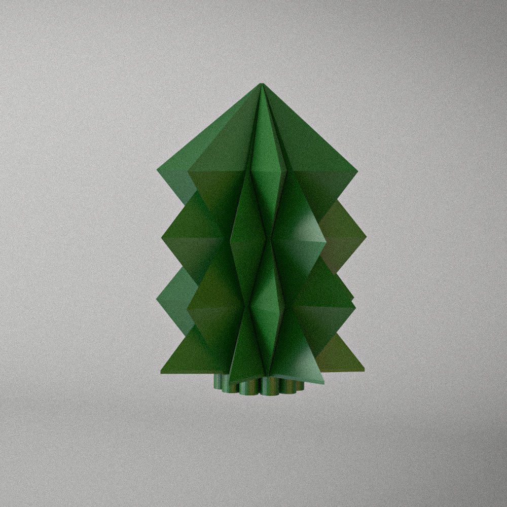 Origami tree