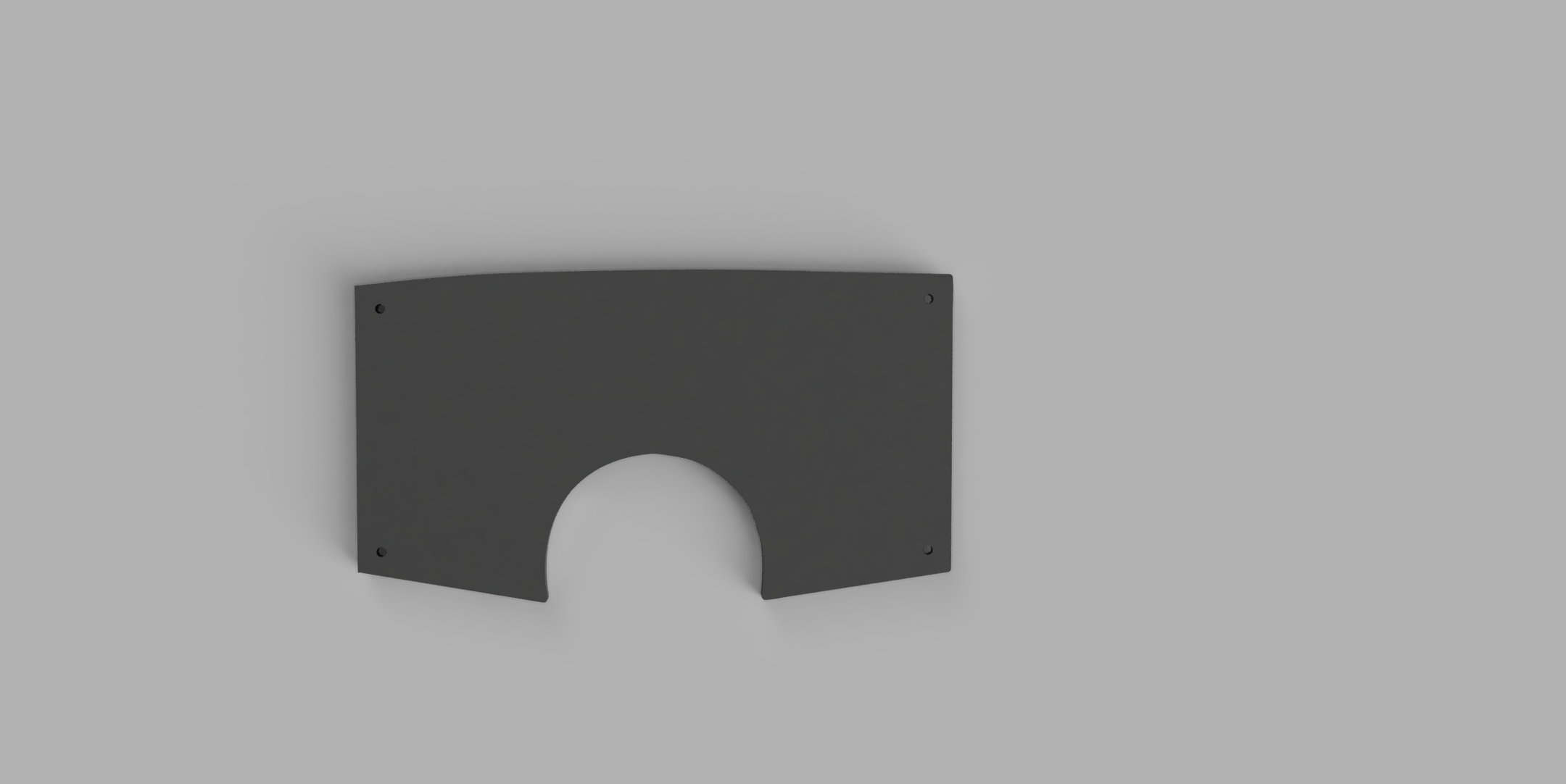 Fiero instrument bezel blank