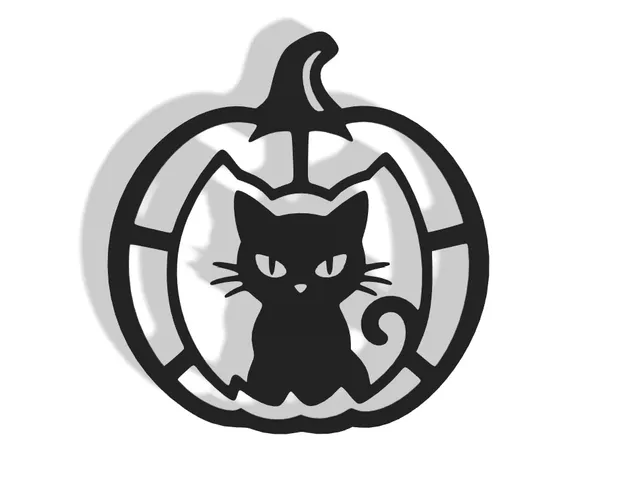Halloween Cat Decor