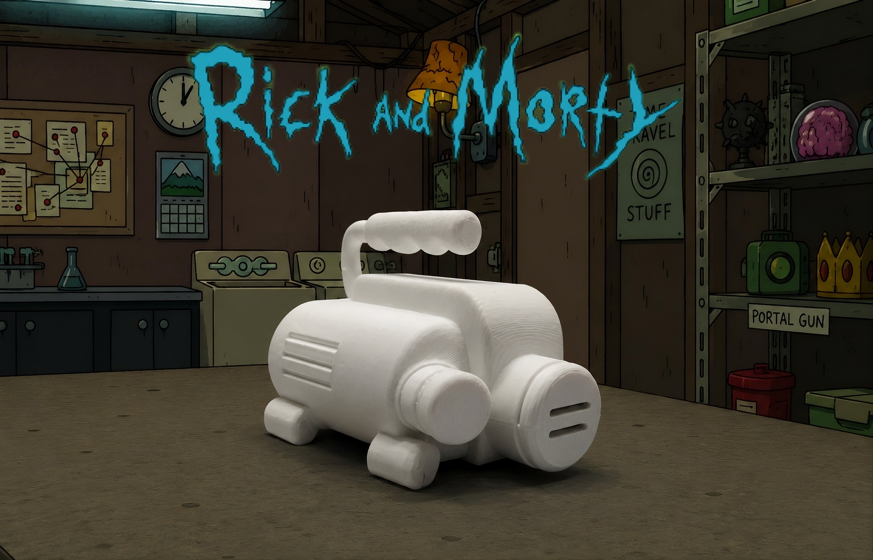 Microverse Battery Replica | Rick and Morty Inspired Sci-Fi Collectible