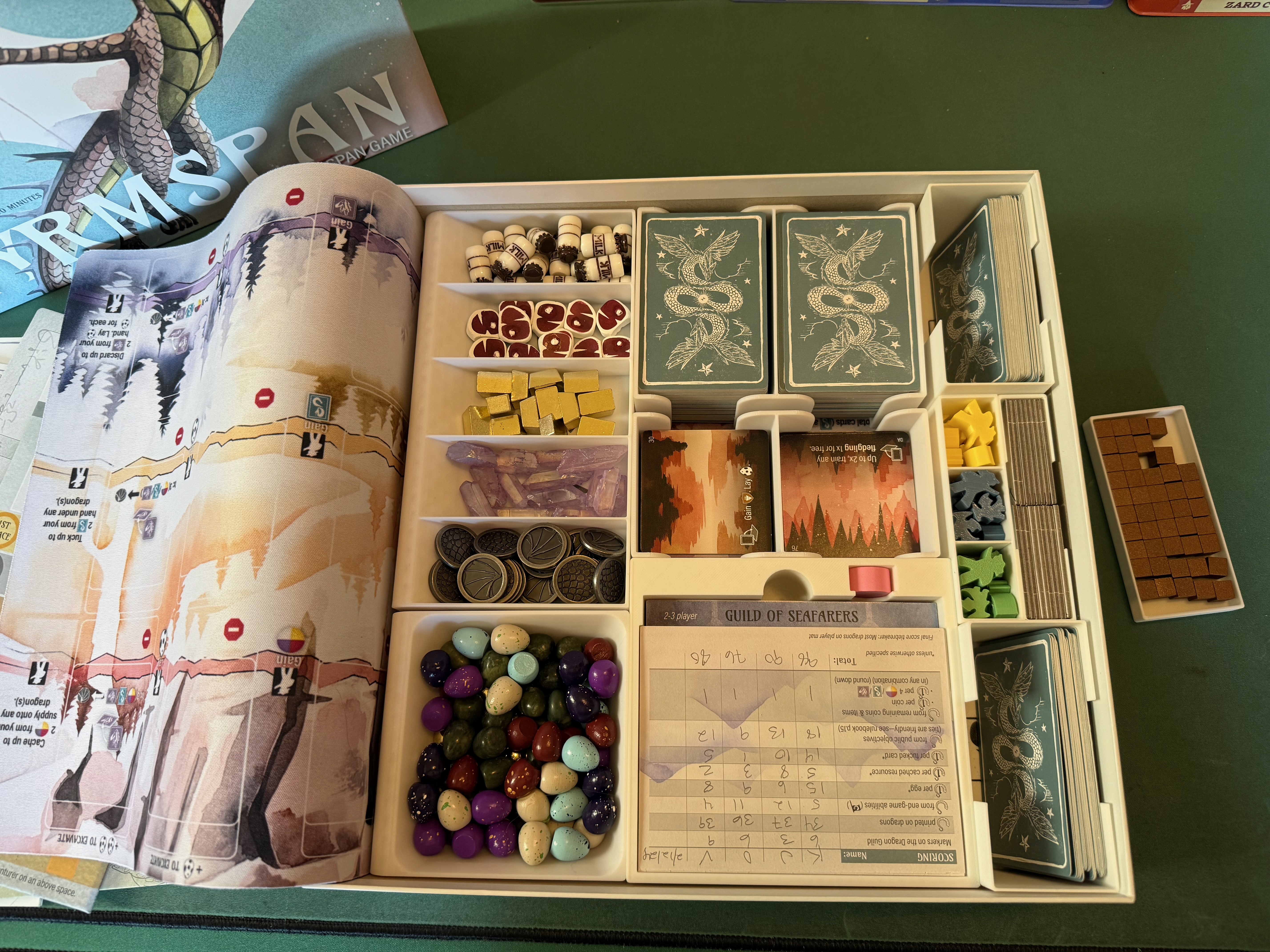 Miniatura 13 do modelo 3D Wyrmspan Board Game Insert