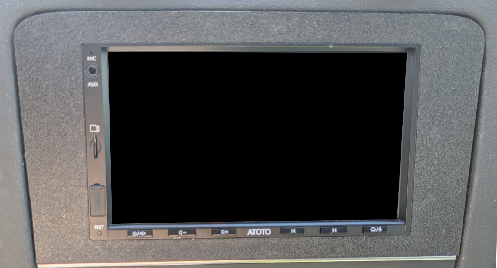 Autoradio front face