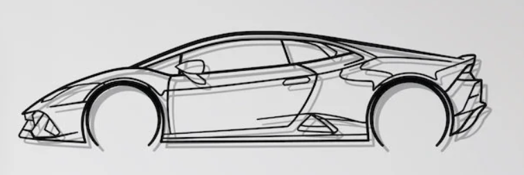 Lamborghini Huracan Wall Art