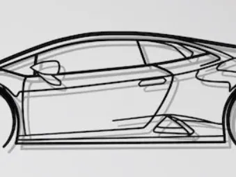 Lamborghini Huracan Wall Art