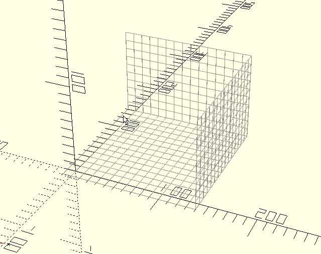 OpenSCAD Build Volume Visualizer
