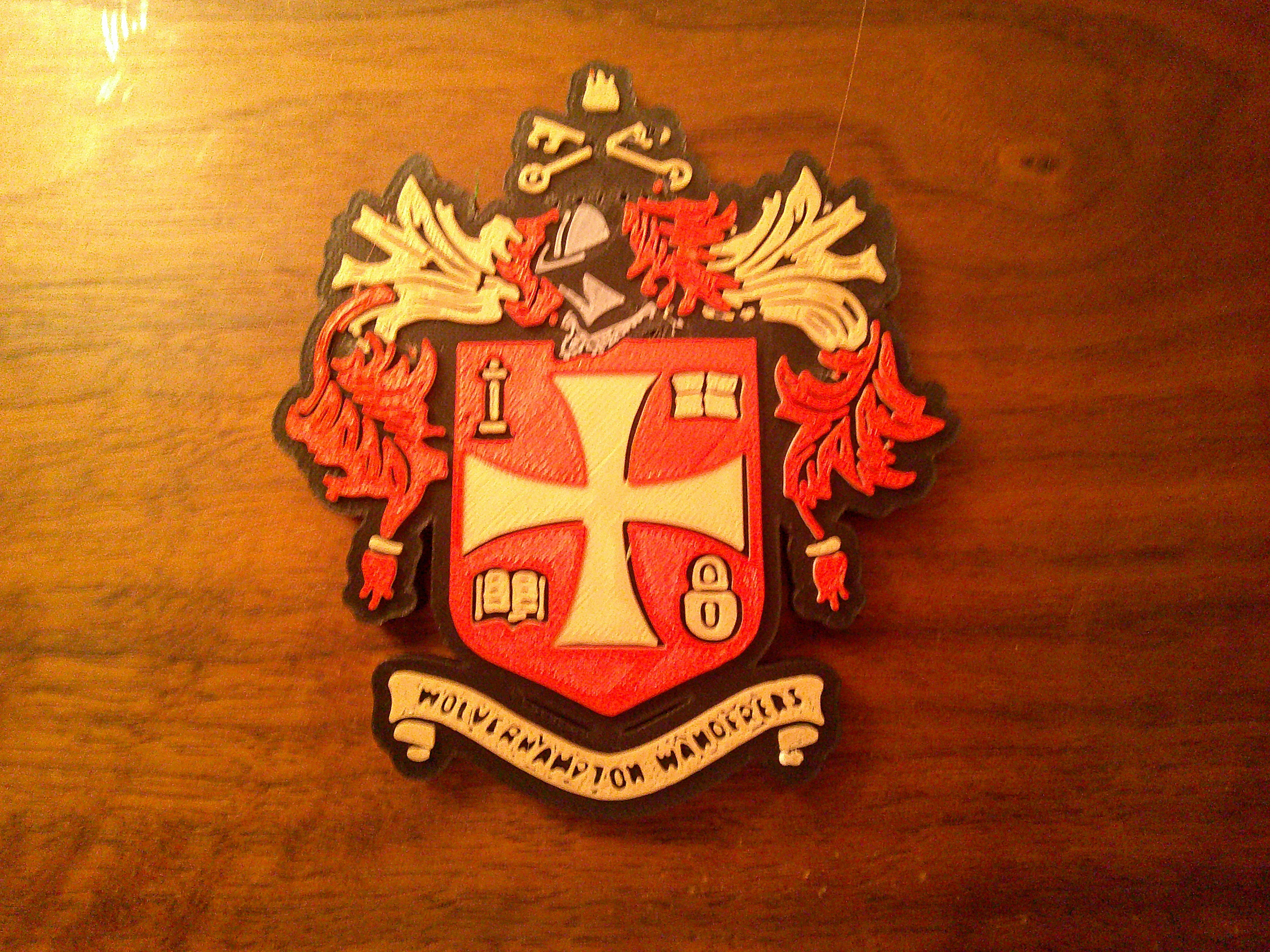 Old Wolverhampton Wanderers F.C. Logo Coaster or Plaque