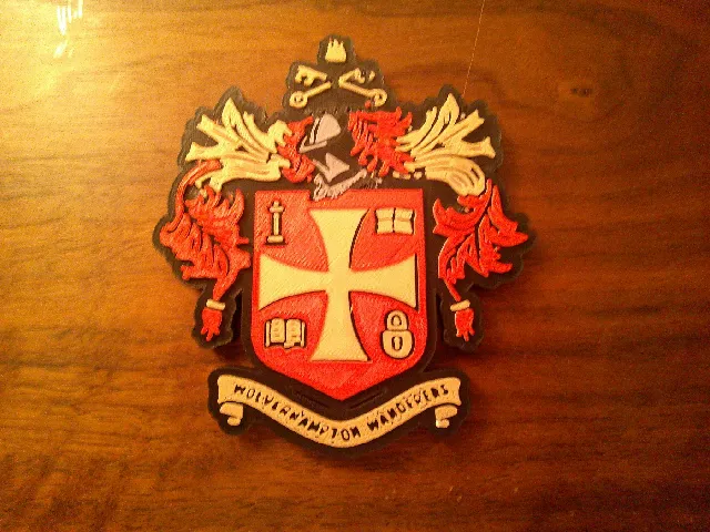 Old Wolverhampton Wanderers F.C. Logo Coaster or Plaque