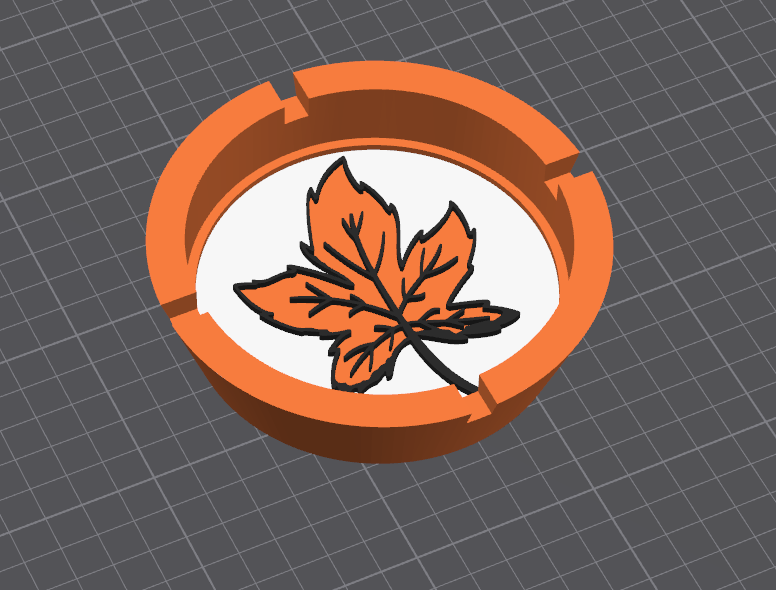 Autumn ashtray